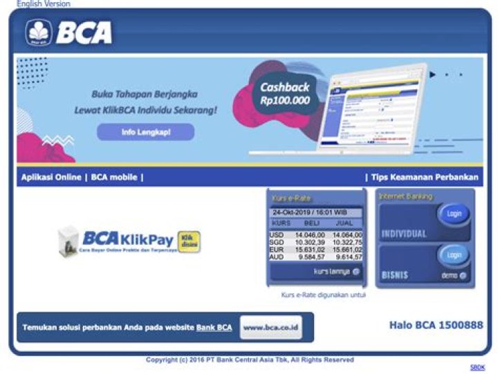 10 Fitur ibank BCA KlikBCA Banking (Anda Mungkin Belum Tahu)