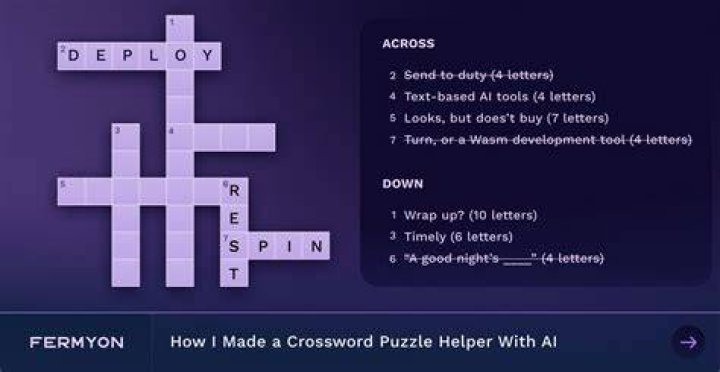 AI Generated Crossword Puzzles Artificial Intelligence