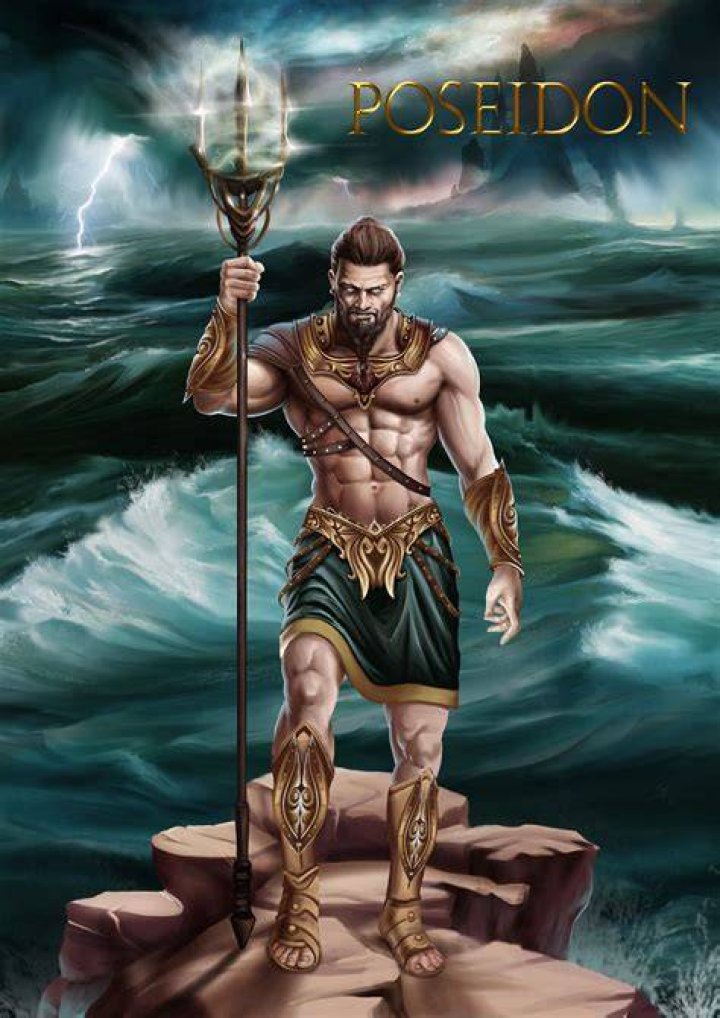 ArtStation Poseidon's trident Concept, Federico Meloni in 2020