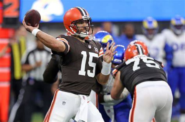 Browns Joe Flacco AFC playoff picture hoping new Browns QB fails