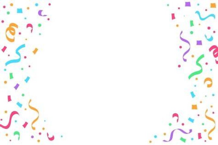 Confetti Border Free Transparent PNG Download PNGkey