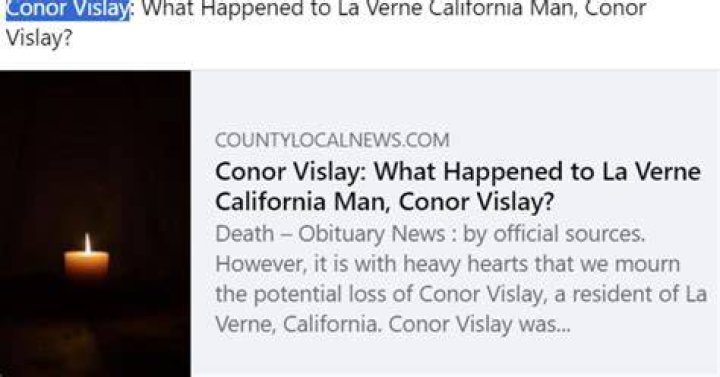 Conor Vislay Died In A Train Accident How It Happened?