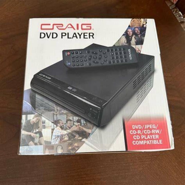 Craig Compact DVD/JPEG/CDR/CDRW/CD Player with Remote (CVD512a