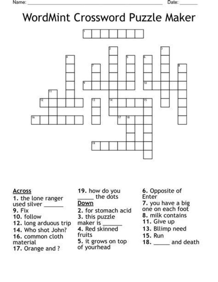 Crossword! WordMint