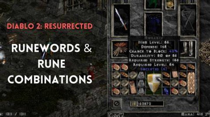 Diablo II Resurrected Rune Words Edge (Tir Tal Amn) YouTube