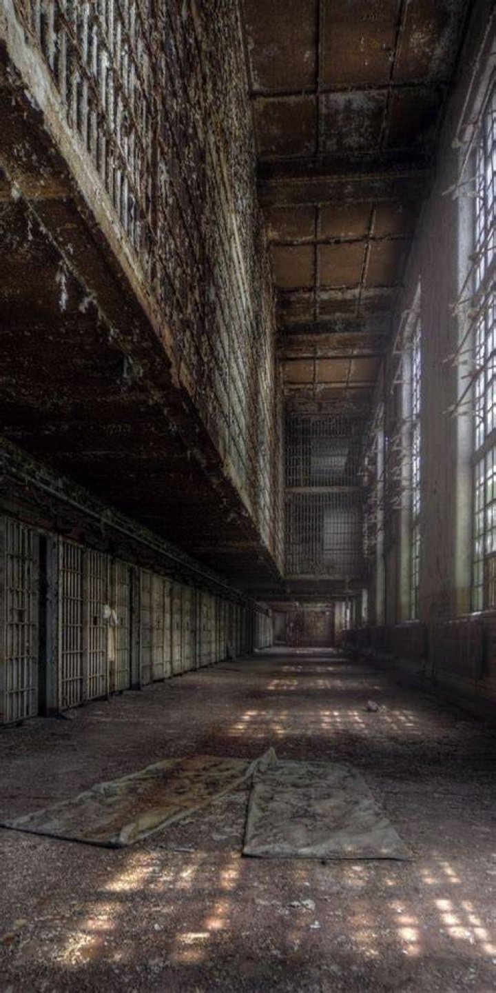 Download Abandoned Creepy Jail Man Made Prison HD Wallpaper