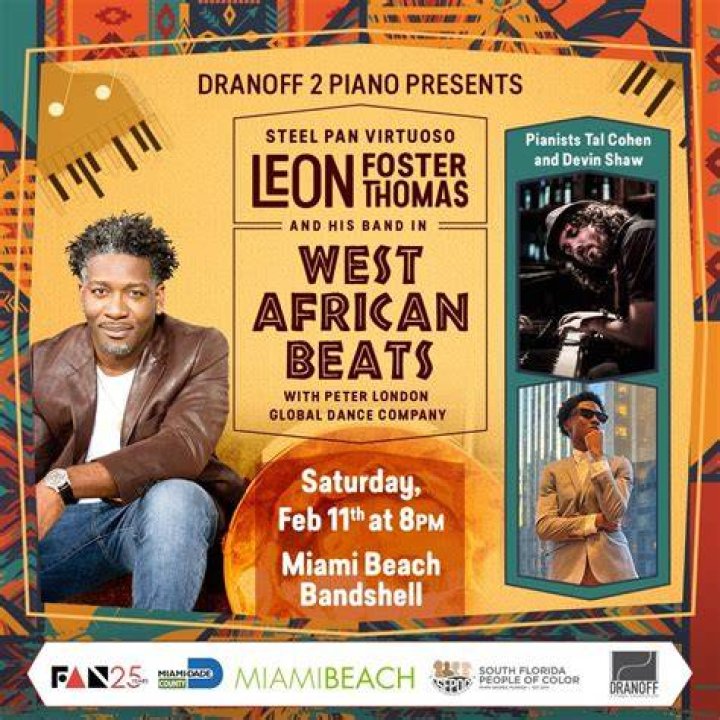 Dranoff2 Piano Foundation presents West African Beats Tickets 7275
