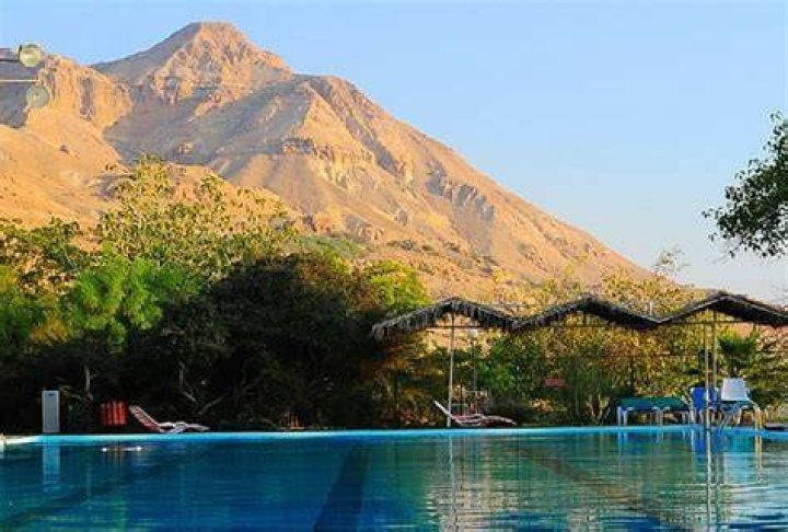 Ein Gedi Kibbutz Hotel, Dead Sea, Israel overview