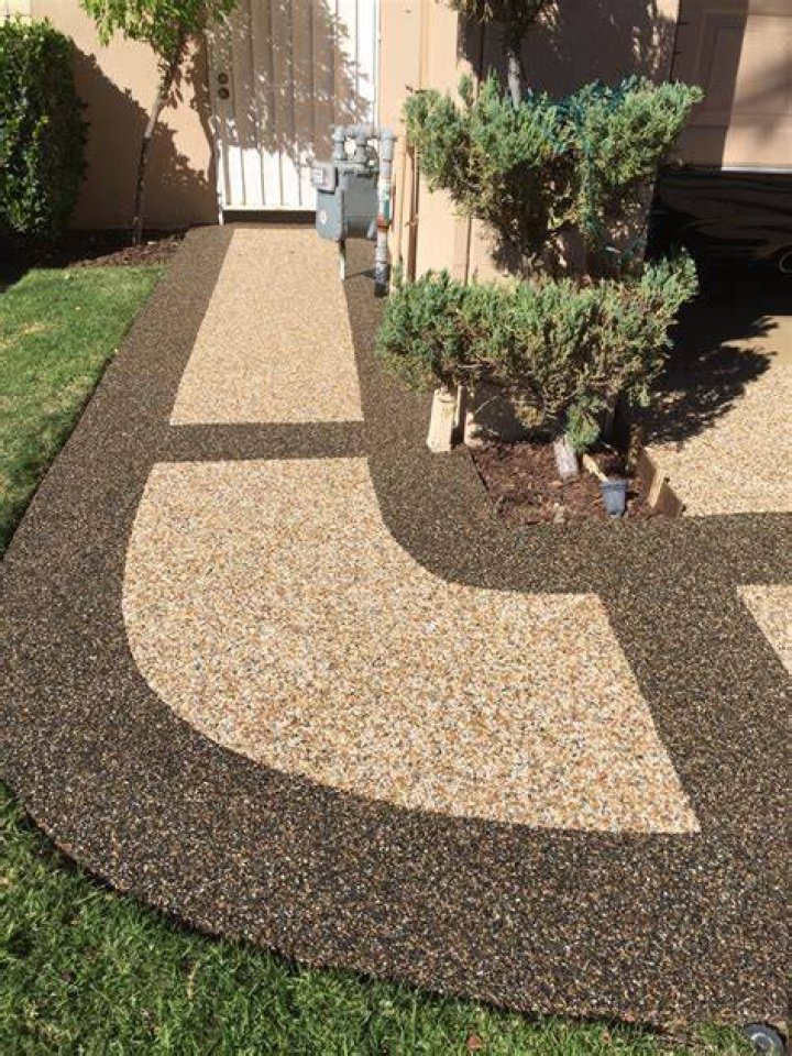 Epoxy Pebble Stone Concrete Resurfacing Orange County Pebble Flooring