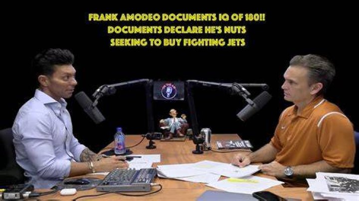 Frank Amodeo Documents IQ of 180!! Documents declare he's nuts