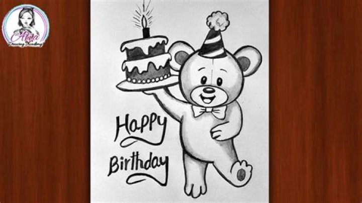 Happy Birthday Pencil Drawing Greeting Cards bestpencildrawing