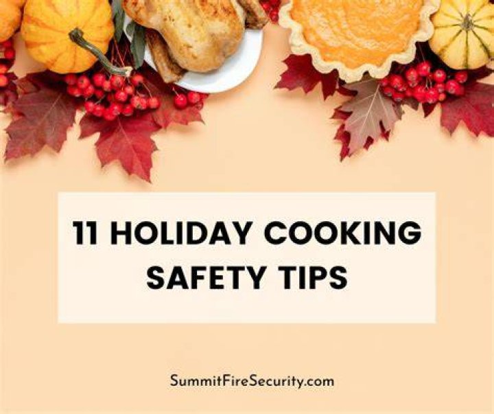 Holiday Cooking Safety Tips You Need to Know PG&E Safety Action Center