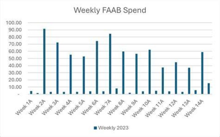 How Much FAAB To Spend On Ford? Fantasy Football