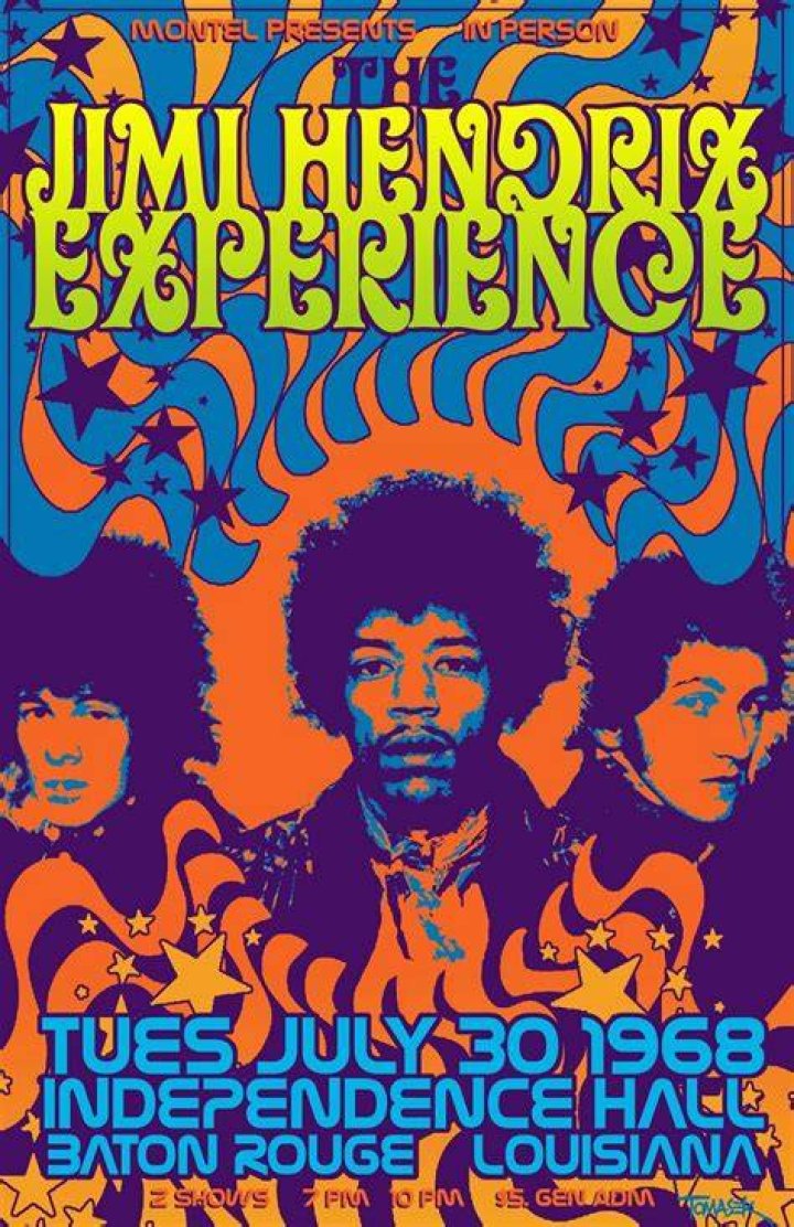 Jimi Hendrix Poster (Click For full image) Best Movie Posters
