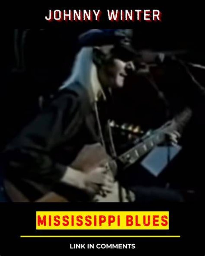 Johnny Winter has the Mississippi Blues Mike Crutcher