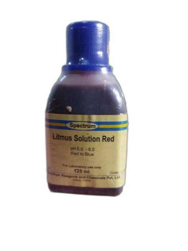 Litmus Solution, 0.5 Aqueous, Laboratory Grade, 500 mL Carolina