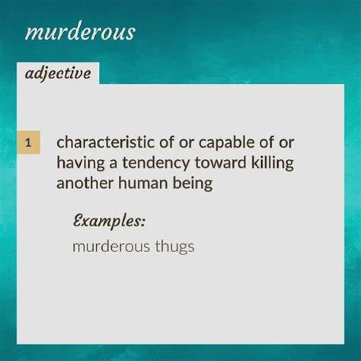 Murderous Meaning