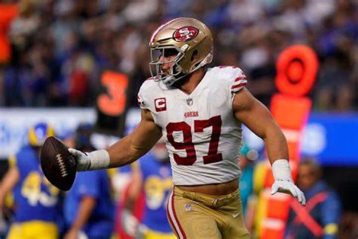 Nick Bosa San Francisco 49ers Nike 2019 NFL Draft First Round Pick Game