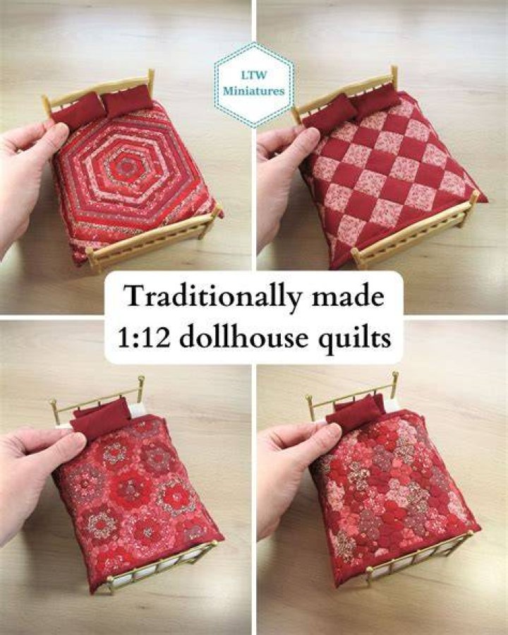 October 2014 Quilts, Doll furniture, Picture quilts