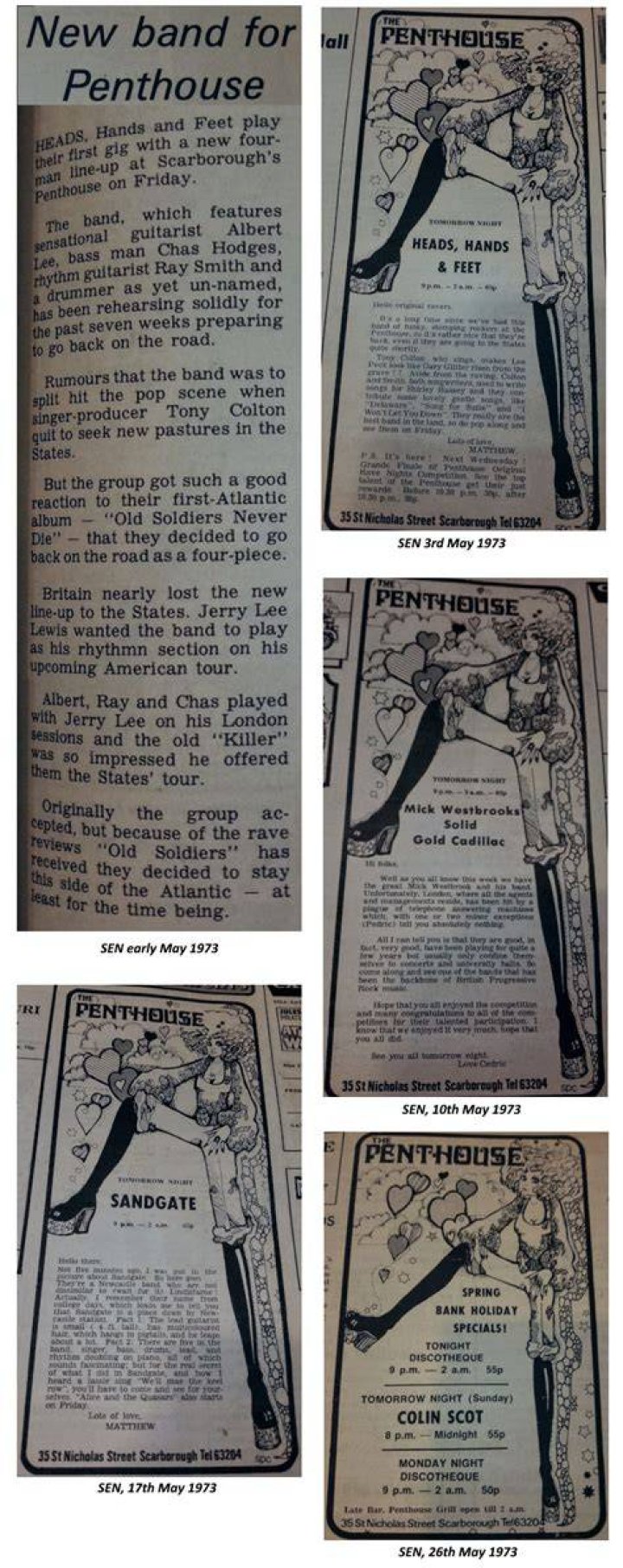 Penthouse Magazine April 1973 Leslie Leah Burrow Joanna Danielli eBay