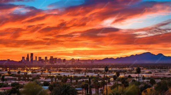 Phoenix Skyline at Sunset • Dan Sorensen