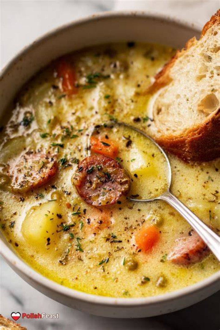 Polish Kielbasa Soup Recipe with Beans & Potatoes
