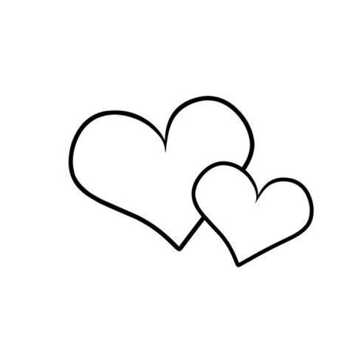 Printable Black On White Heart Page Border