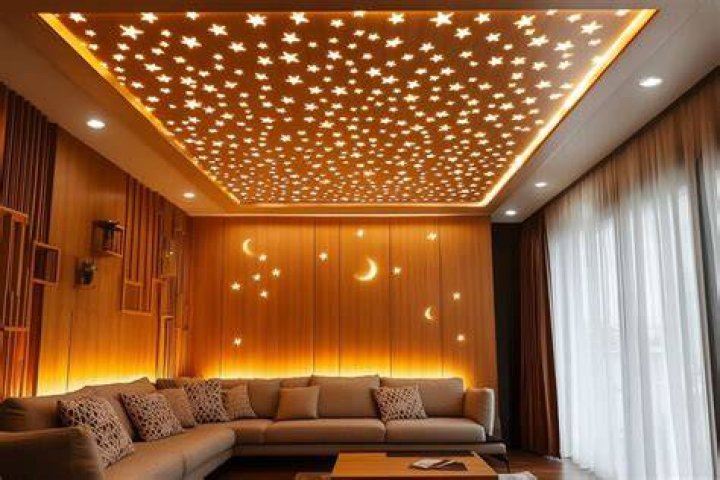 Star And Moon False Ceiling Design 2021, False Ceiling for Kids Room
