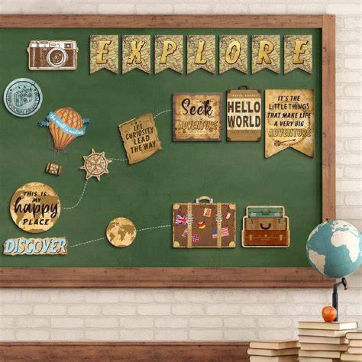 Travel Bulletin Boards, Classroom Bulletin Boards, Classroom Door