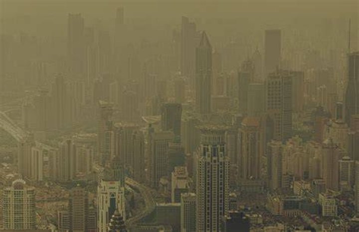 Urban pollution Hotan, China RTF Rethinking The Future