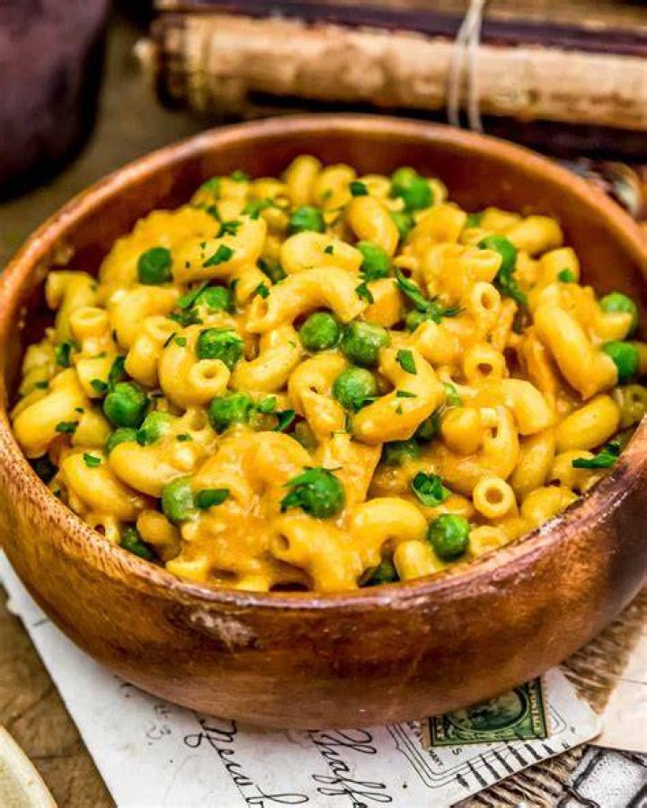 Vegan Buffalo Mac and Peas Monkey and Me Kitchen Adventures