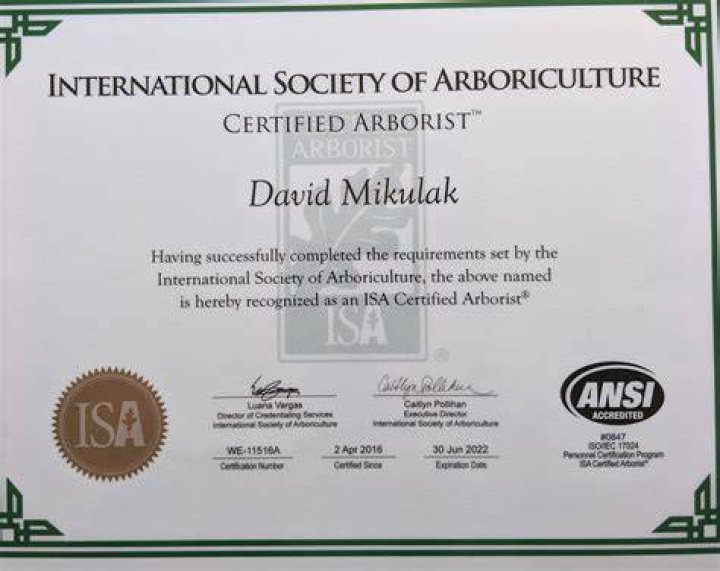 Washington Arborist ISA Certification Westcoast Tree Care