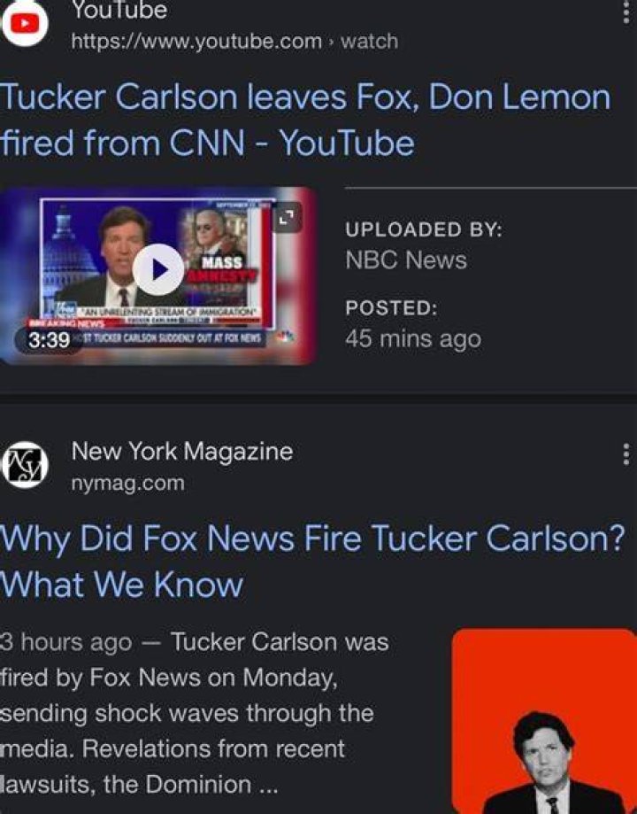 Why did Fox News fire Tucker Carlson? Here are five theories TrendRadars