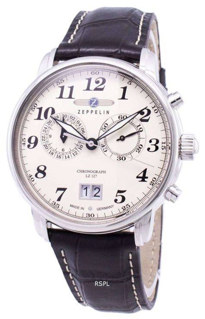 Zeppelin Series LZ127 Graf Germany Made 76565 76565 Men's Watch